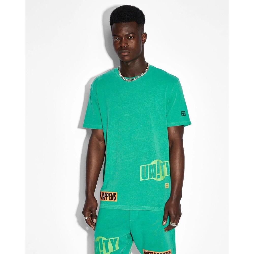 Ksubi Collective‎ Kash SS Tee Cali Green Mens Size L $ 140.00